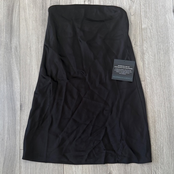 Norma Kamali Mini Bias Strapless Dress - Picture 4 of 10